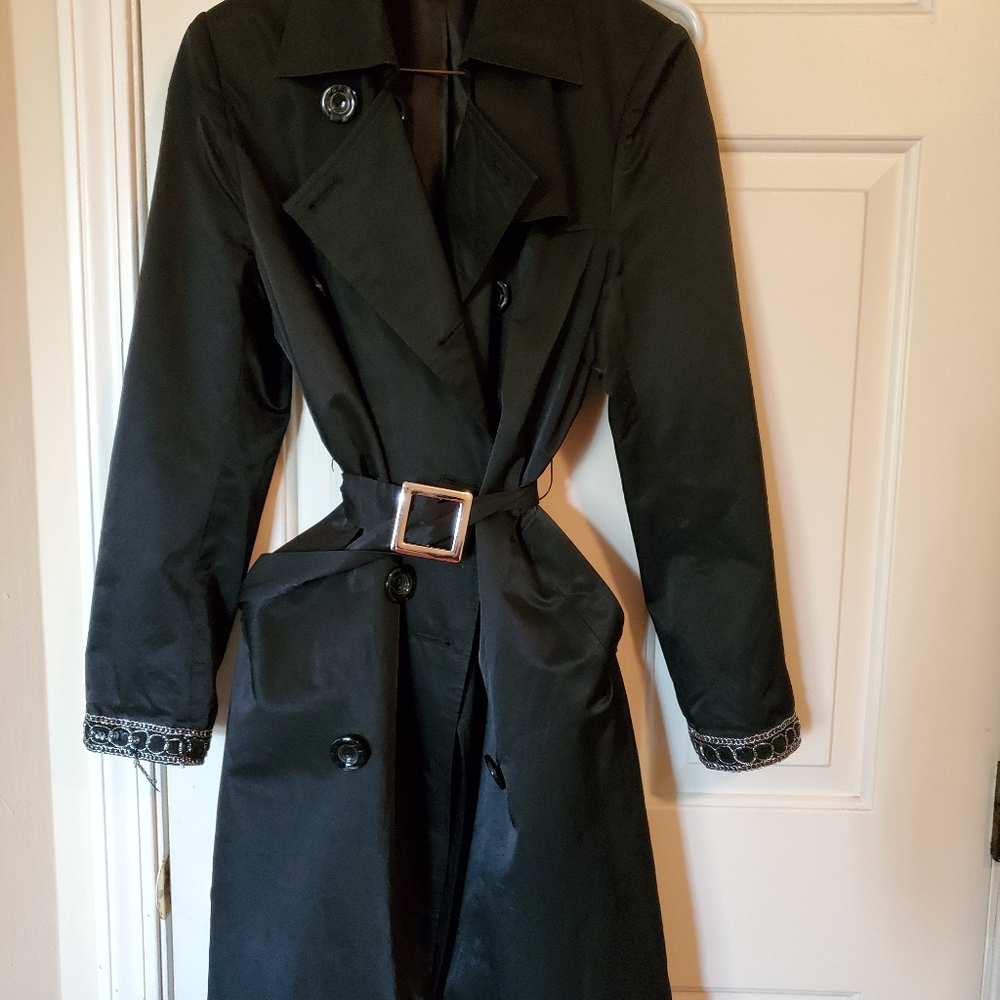 Satin vintage raincoat